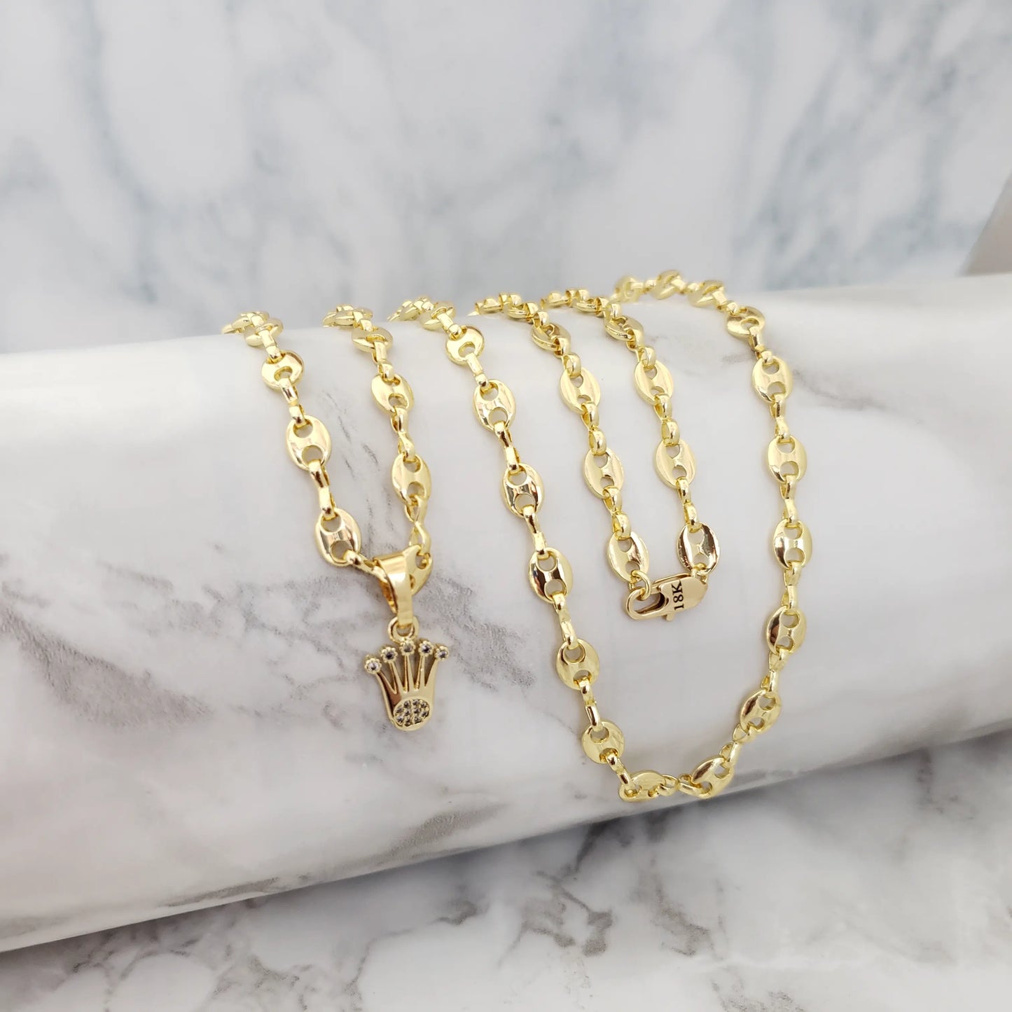 Cadena de Caballero de Tejido Gucci De 60-5mm de Grosor + Dije de Obsequio + Envío Gratis