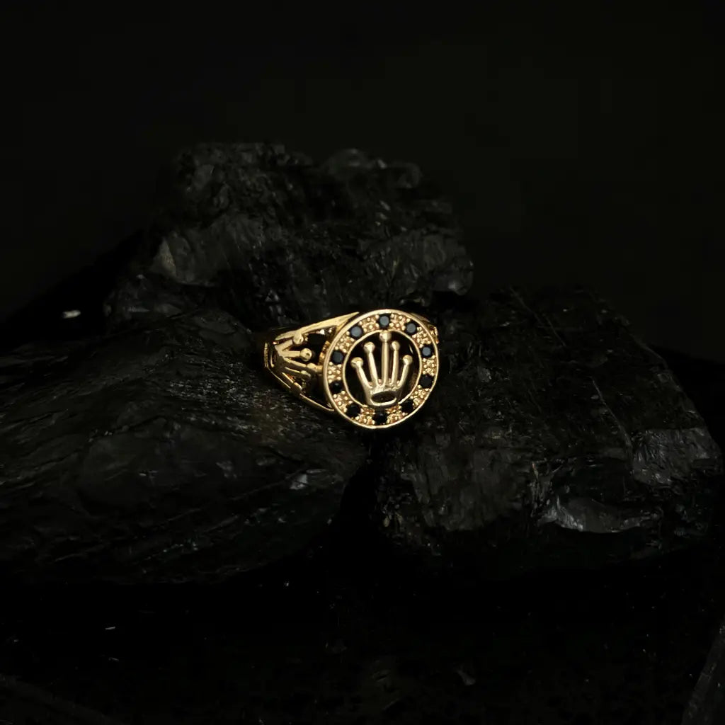 Anillo para Hombre De Rolex De Detalles Negros + Envio Gratis