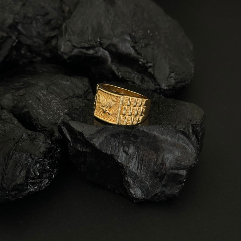 Anillo De Caballero Con Diseño De Águila + Envío Gratis