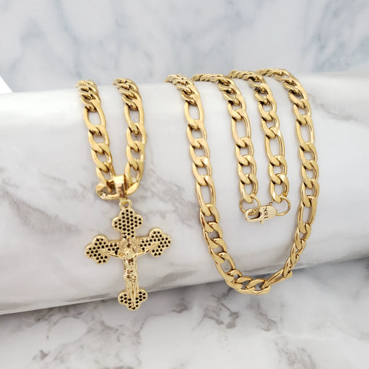 Cadena de Caballero de Tejido Cartier De 60-6mm de Grosor + Dije de Obsequio + Envío Gratis