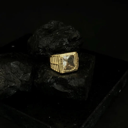 Anillo para Hombre De Piedra Cristal+ Envio Gratis