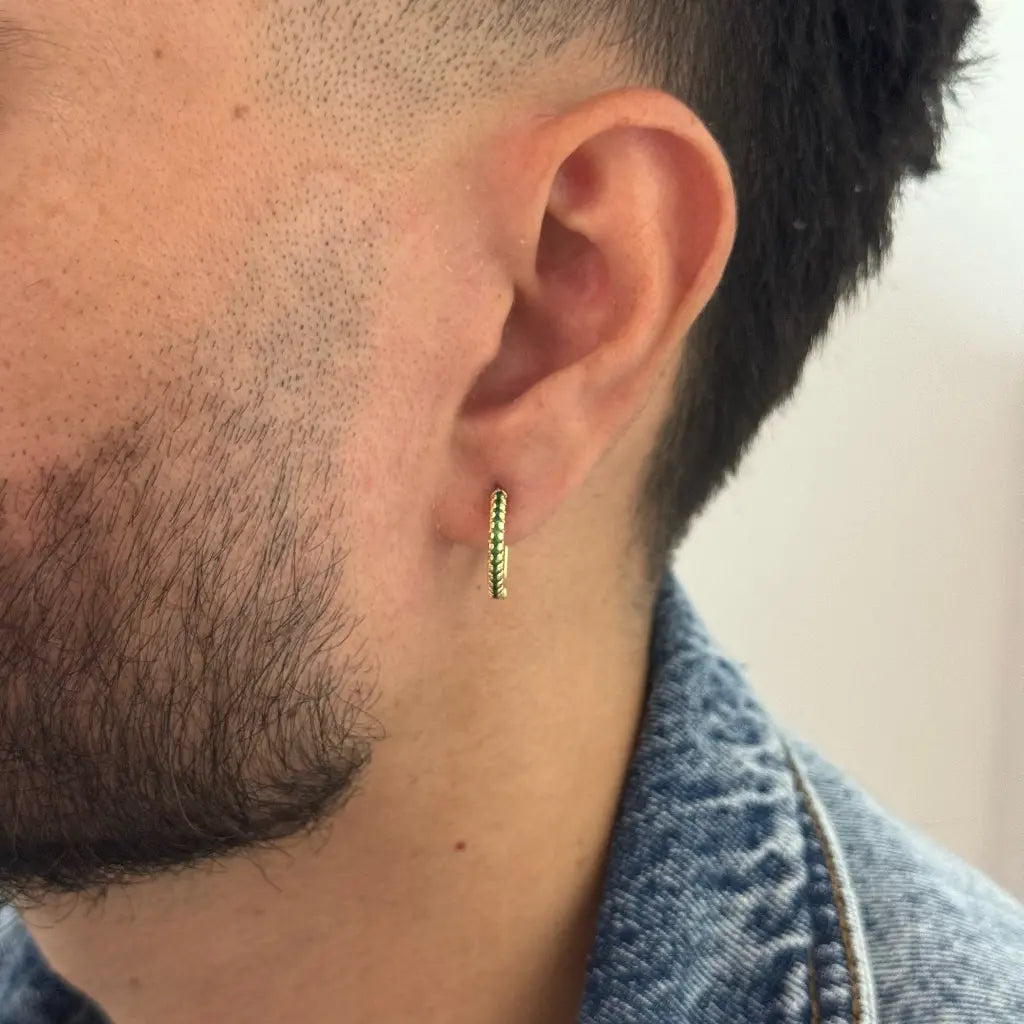 Candongas de 15MM Para Caballeros + Envío Gratis
